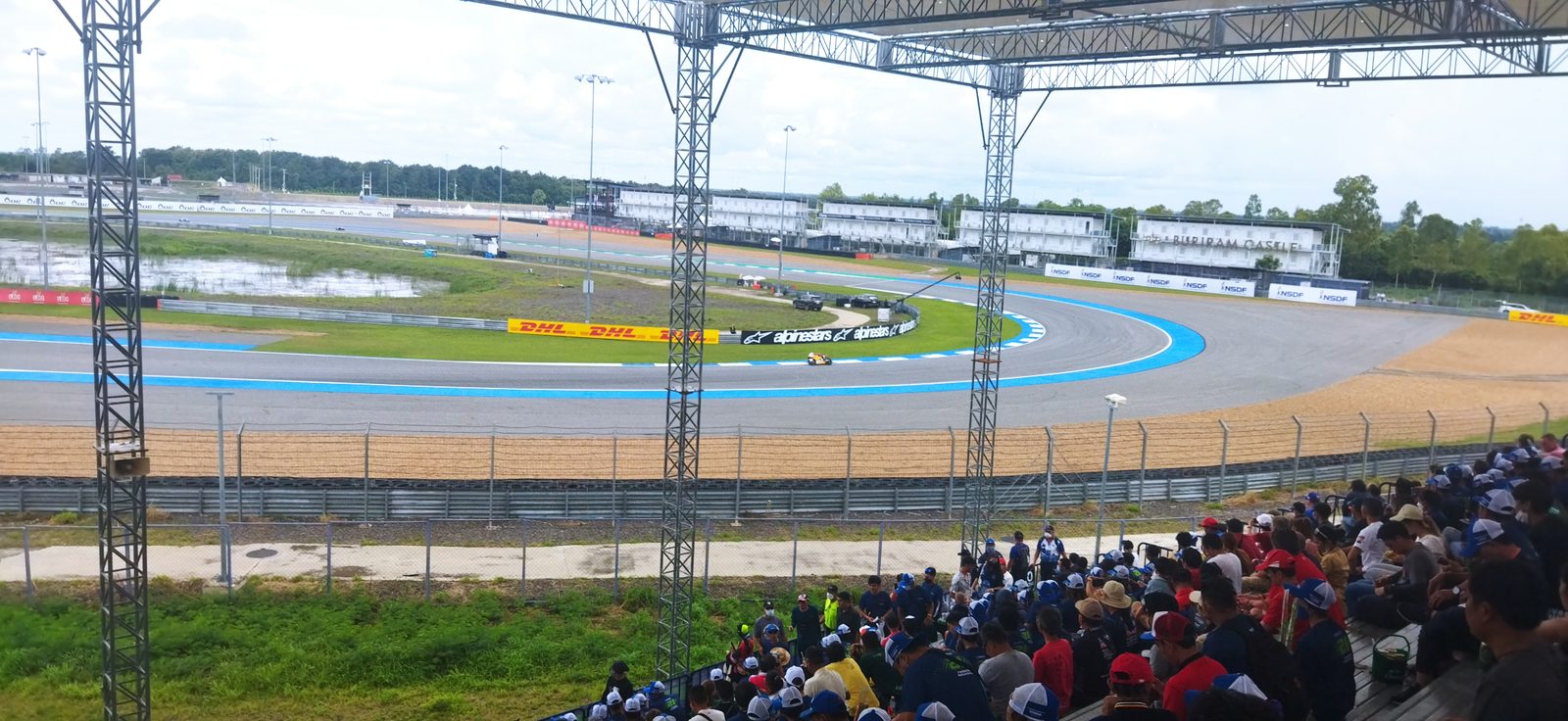 Motorcycle on the Chang International Circuit in Buriram, eastern Thailand